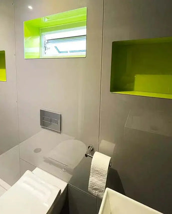 Full Bathroom Glass Cladding - CreoGlass®