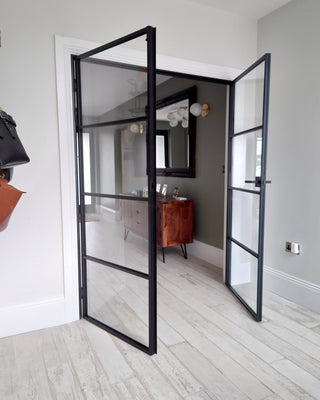 Double Hinged Glass Doors - PMF