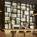 "White Onyx" - LED Backlit Glass Splashback - Bespoke - CreoGlass®
