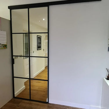 Loft Grid – Single Sliding Glass Door – PMF - CreoGlass®
