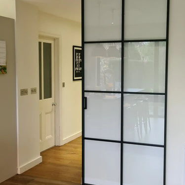 Loft Grid – Single Sliding Glass Door – PMF - CreoGlass®