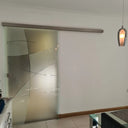 Eclipse Curve - Single Sliding Glass Door - Frameless - CreoGlass®