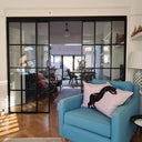 Vista Grid – Double Sliding Glass Door with Two Side Panels – PMF - CreoGlass®