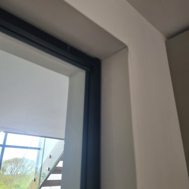 Linear Edge – Double Hinged Glass Door with Handle and Frame – PMF