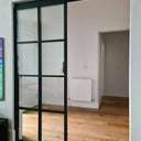 Loft Grid – Single Sliding Glass Door – PMF - CreoGlass®