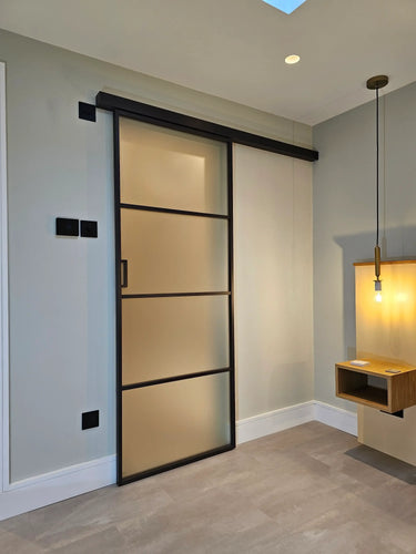 Lumi Frost – Single Sliding Glass Door – PMF - CreoGlass®