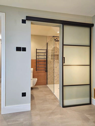 Lumi Frost – Single Sliding Glass Door – PMF - CreoGlass®