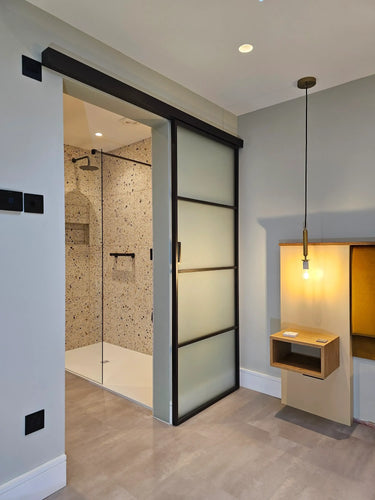 Lumi Frost – Single Sliding Glass Door – PMF - CreoGlass®