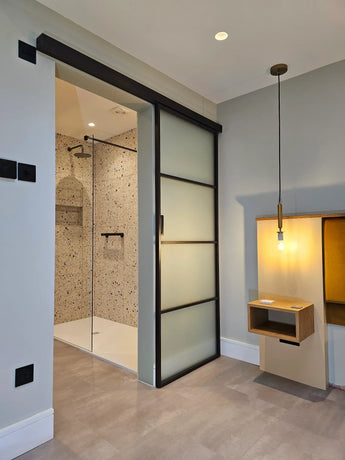 Lumi Frost – Single Sliding Glass Door – PMF - CreoGlass®