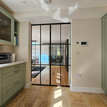 Vista Grid – Double Sliding Glass Doors – PMF - CreoGlass®