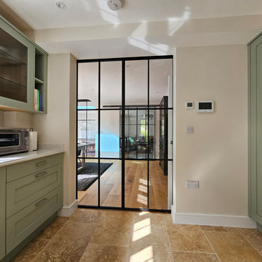 Vista Grid – Double Sliding Glass Doors – PMF - CreoGlass®