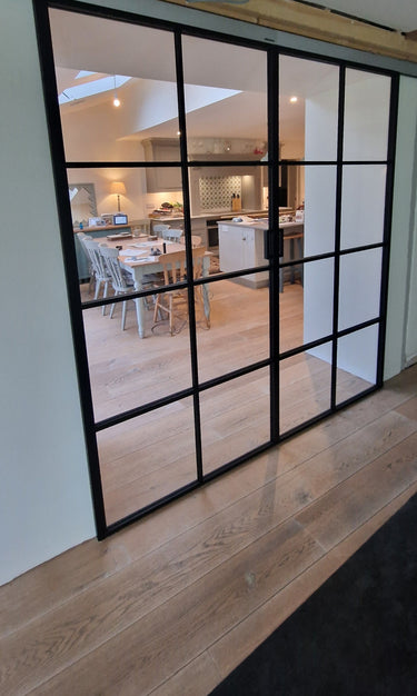Metro Frame – Double Sliding Glass Doors – PMF - CreoGlass®