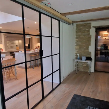 Metro Frame – Double Sliding Glass Doors – PMF - CreoGlass®