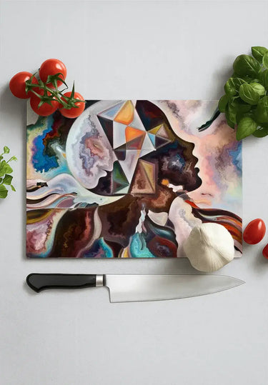 Abstract Absorbing Splashback DIY - Mix and Match - CreoGlass®