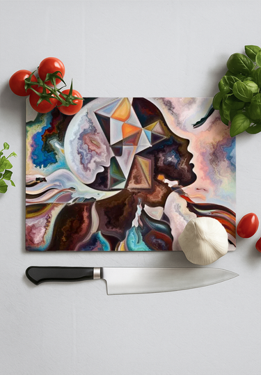 Abstract Absorbing Splashback DIY - Mix and Match - CreoGlass®