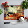 Abstract 1 Glass Chopping Board and Placemat - CreoGlass®