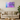 Modern living room with beige sofa and purple blue abstract wall art above it