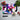 Abstract 5 Glass Chopping Board and Placemat - CreoGlass®