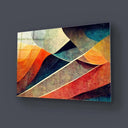 Abstract Paper Waves Glass Wall Art - DIY - CreoGlass®