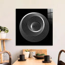 Abstract Repeating Circles Glass Wall Art - DIY - CreoGlass®