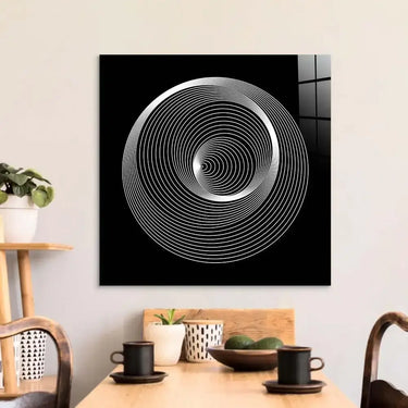 Abstract Repeating Circles Glass Wall Art - DIY - CreoGlass®