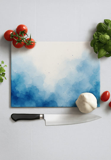 Azure Flame Glass Chopping Board and Placemat - CreoGlass®