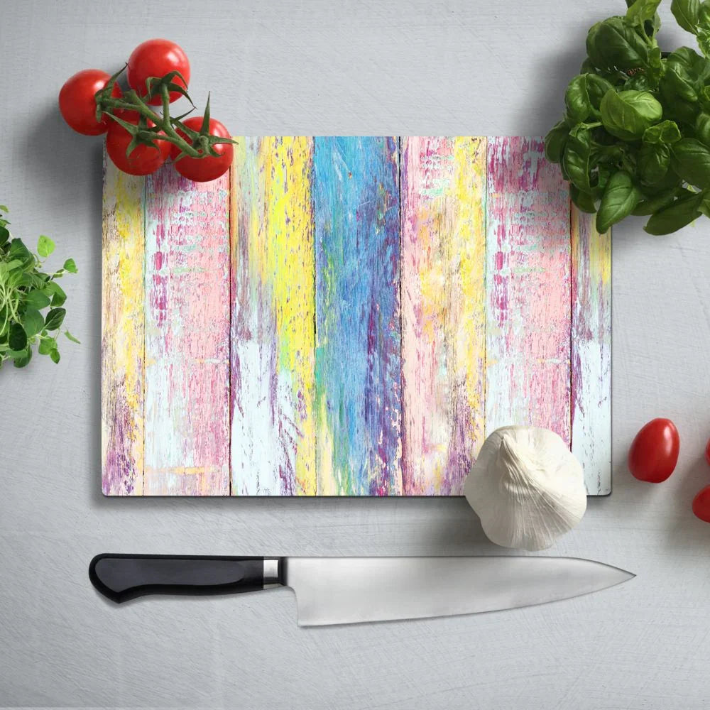 Beach Hat Style Glass Chopping Board and Worktop - CreoGlass®