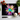 Colourful Explosion Glass Chopping Board and Placemat - CreoGlass®