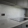 Molten Silver - Kiln Splashback - Bespoke - CreoGlass®