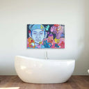 Crypto Buddies Glass Wall Art - DIY - CreoGlass®