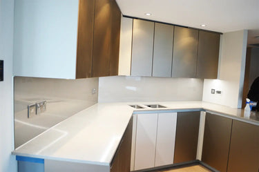 Matte Taupe Luxe - Italian Splashback - Bespoke - CreoGlass®