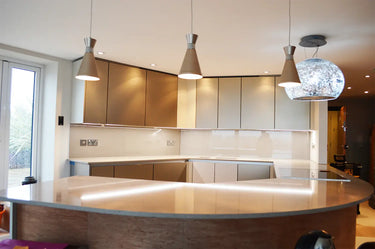 Matte Taupe Luxe - Italian Splashback - Bespoke - CreoGlass®