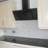 100% Luxury Jet Black 10mm Glass Worktop - CreoGlass®
