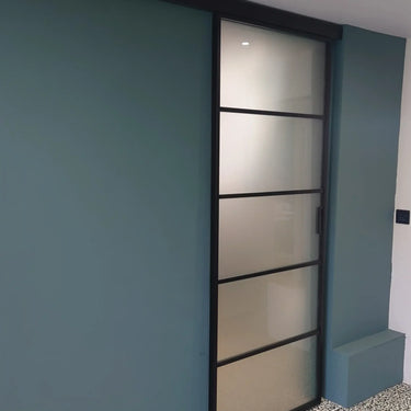Frost Edge – Single Sliding Glass Door – PMF - CreoGlass®