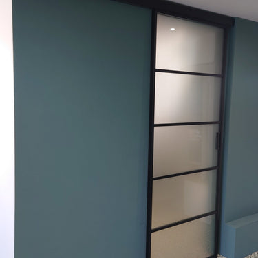 Frost Edge – Single Sliding Glass Door – PMF - CreoGlass®