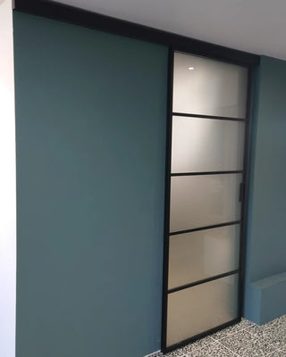 Frost Edge – Single Sliding Glass Door – PMF - CreoGlass®