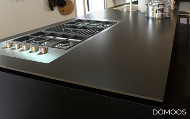 Matt Black 10mm Domoos Dekton Worktop - CreoGlass®