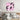 Pink abstract wall art with white sculpture and black textures above modern bed