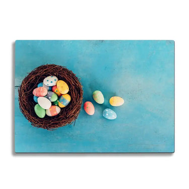 Easter Theme Glass Chopping Board and Placemat - CreoGlass®