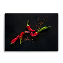 Flying Red Chillies Glass Chopping Board and Placemat - CreoGlass®