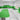 Moss Drift Plain Colour 10mm Glass Worktop - CreoGlass®