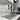 Black Pixel Stencil - Metallic Splashback - Bespoke - CreoGlass®