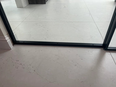 Urban Grid – Double Sliding Glass Doors with Two Side Panels – PMF - CreoGlass®
