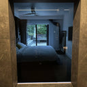 Midnight Black – Single Sliding Glass Door – Frameless - CreoGlass®