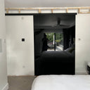 Midnight Black – Single Sliding Glass Door – Frameless - CreoGlass®
