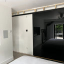 Midnight Black – Single Sliding Glass Door – Frameless - CreoGlass®