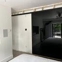 Midnight Black – Single Sliding Glass Door – Frameless - CreoGlass®