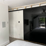 Midnight Black – Single Sliding Glass Door – Frameless - CreoGlass®