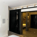 Midnight Black – Single Sliding Glass Door – Frameless - CreoGlass®
