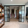 Loft Line – Double Sliding Glass Doors with Two Side Panels – PMF - CreoGlass®